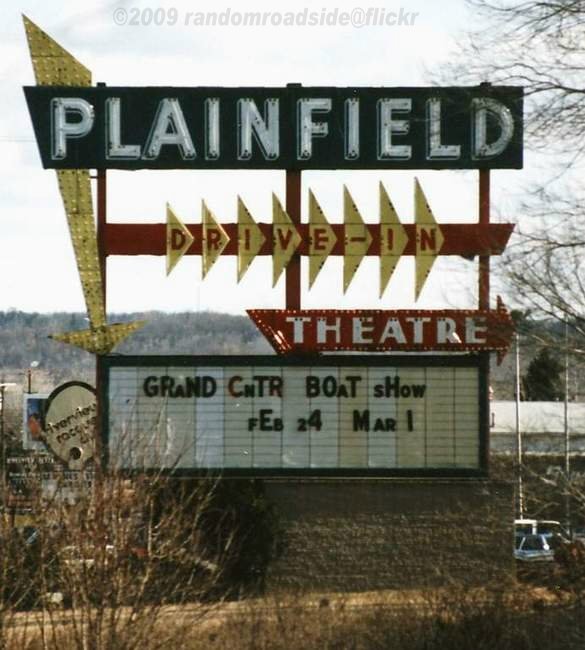 Plainfield Drive-In Theatre - MARQUEE MARCH 1988